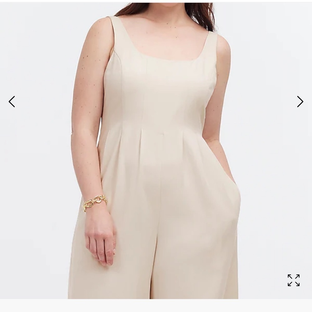 Madewell- Wide-Leg Tank Jumpsuit in Drapey Twill NS224